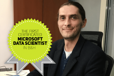 Adis Husic is the First Certificated Microsoft Data Scientist in B&H