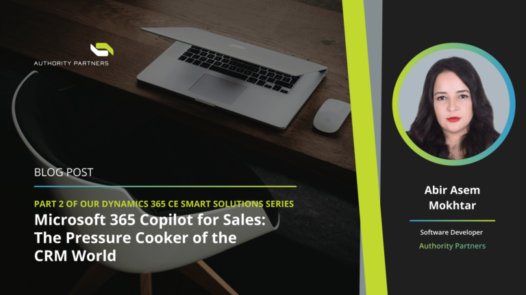 Microsoft 365 Copilot for Sales: The Pressure Cooker of the CRM World Blog Image